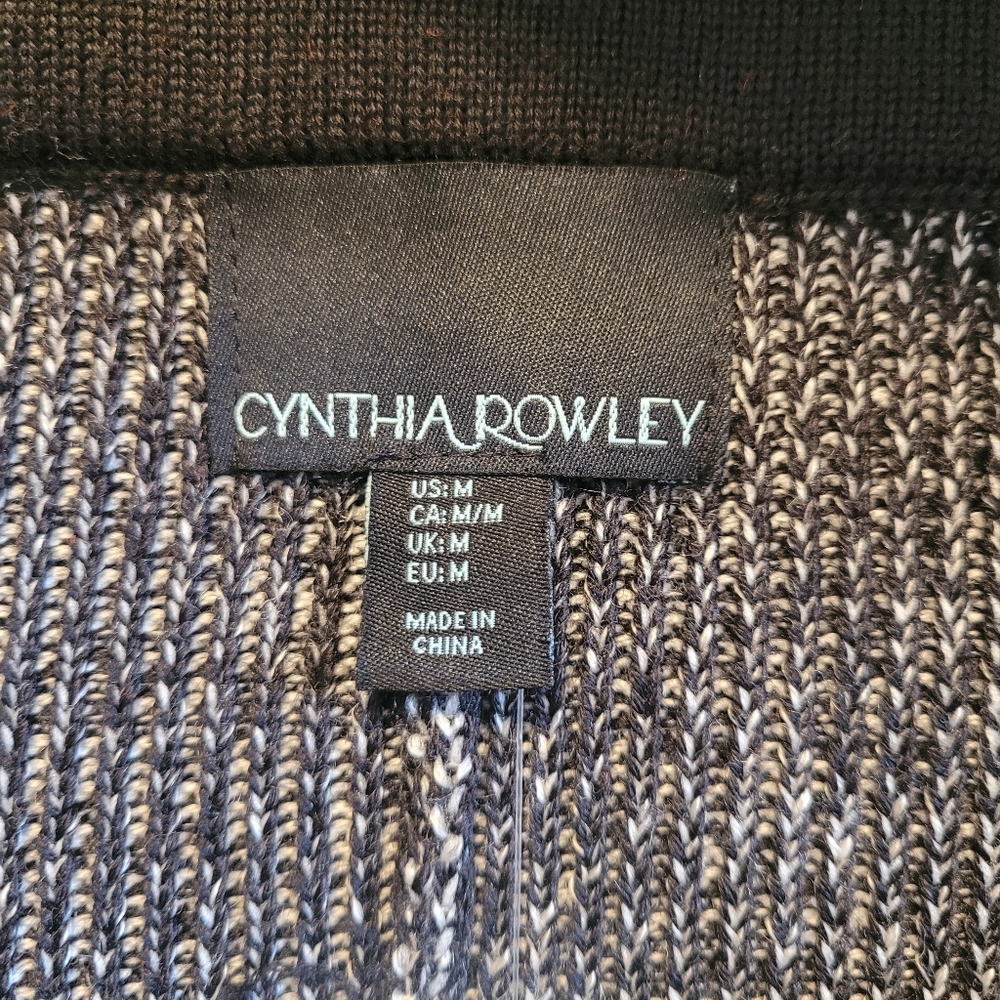 Cynthia Rowley Grey/Black Wool Blend Swing Mini Skirt. Size M - Picture 11 of 12